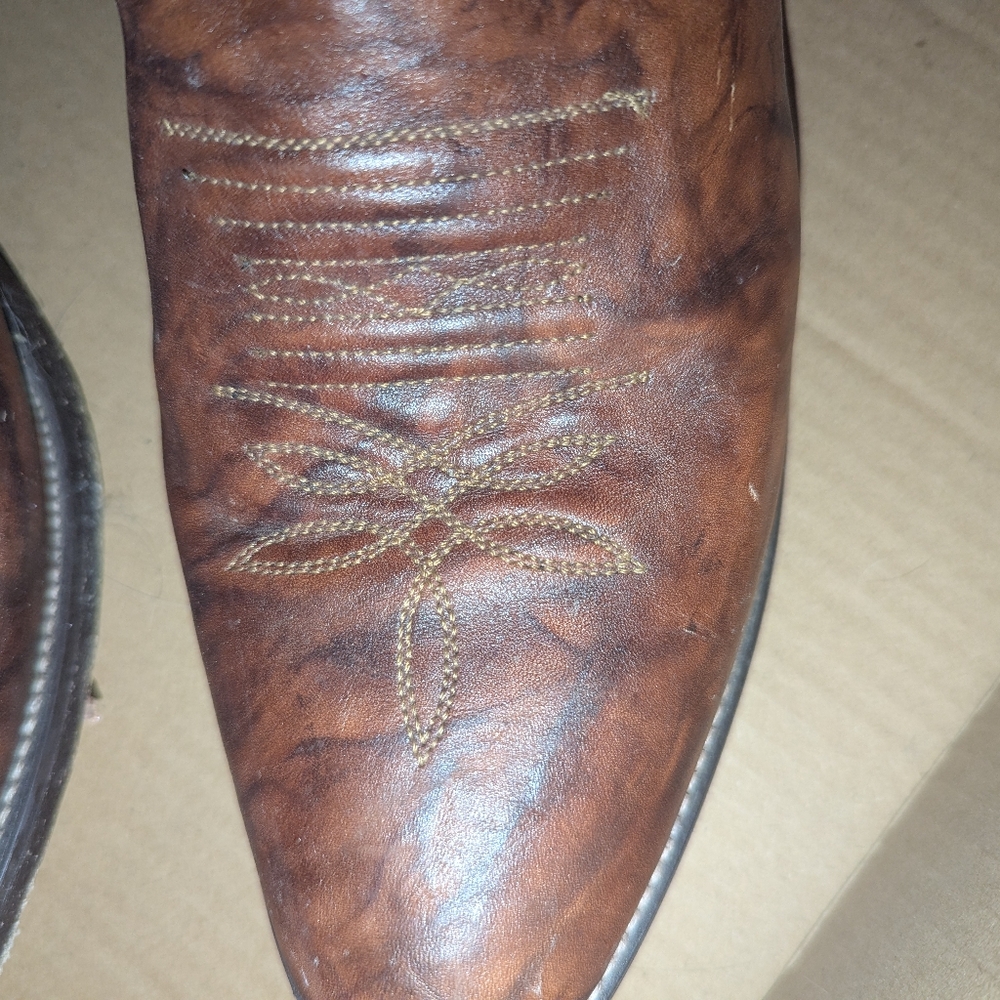 Justin Men's Marbled Deerlite Western Boots - Picture 12 of 13